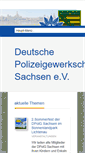 Mobile Screenshot of dpolg-sachsen.de